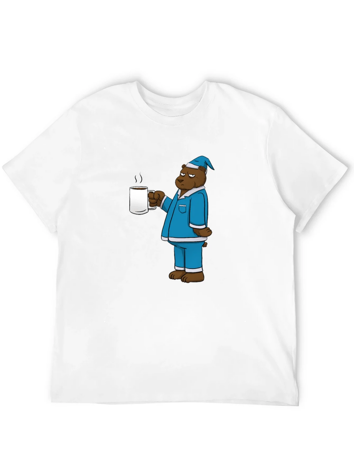 Bear in Pajamas Coffee Graphic Tee product image 6