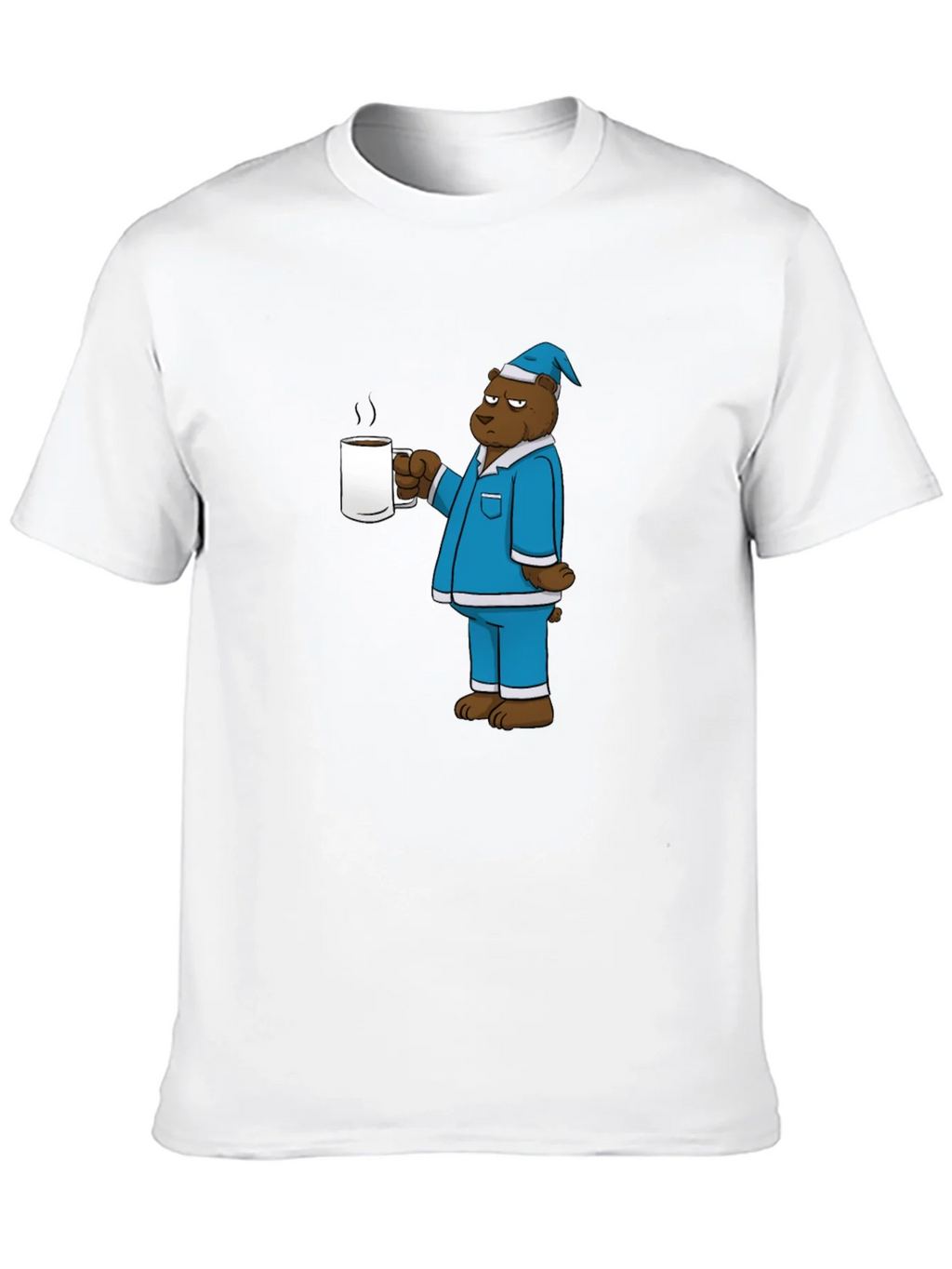 Bear in Pajamas Coffee Graphic Tee product image 5