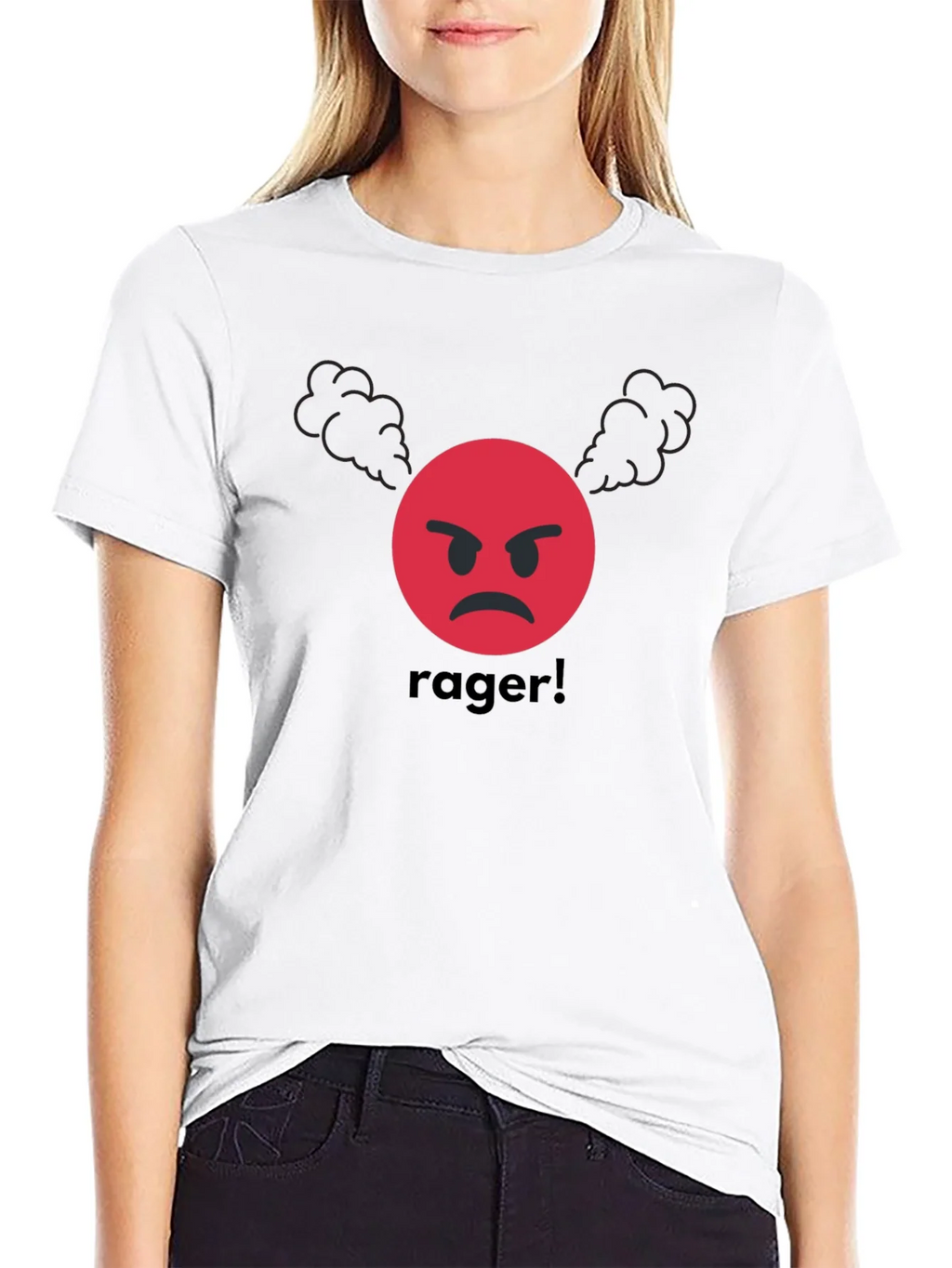 Rager Emoji T-Shirt - Angry Expression product image 8