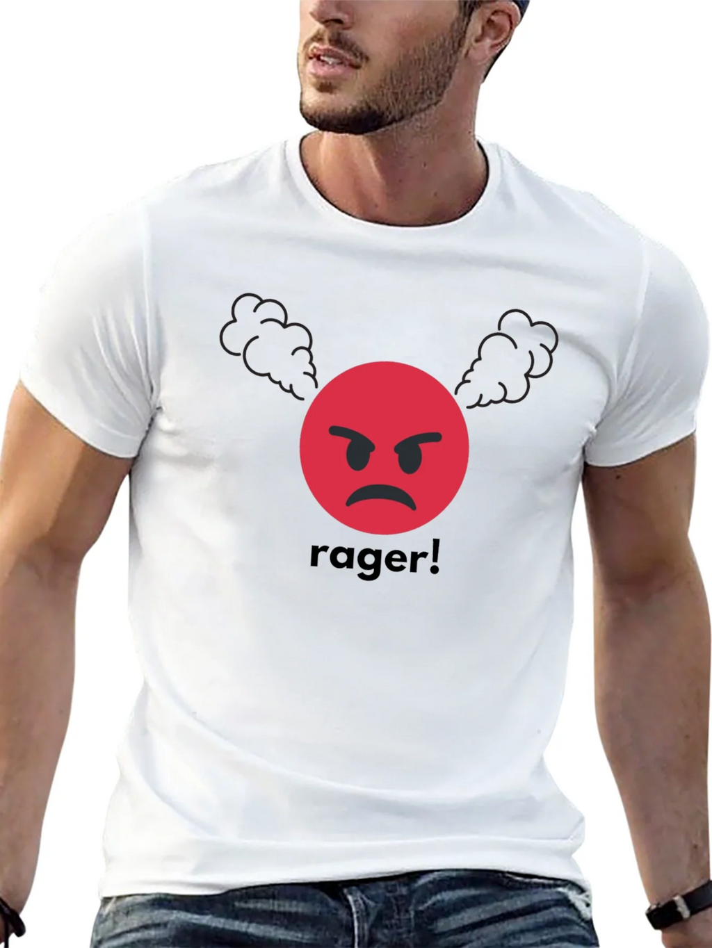 Rager Emoji T-Shirt - Angry Expression product image 12