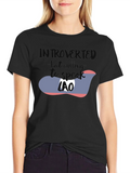 Introvert Lao Flag Graphic T-Shirt product image 1