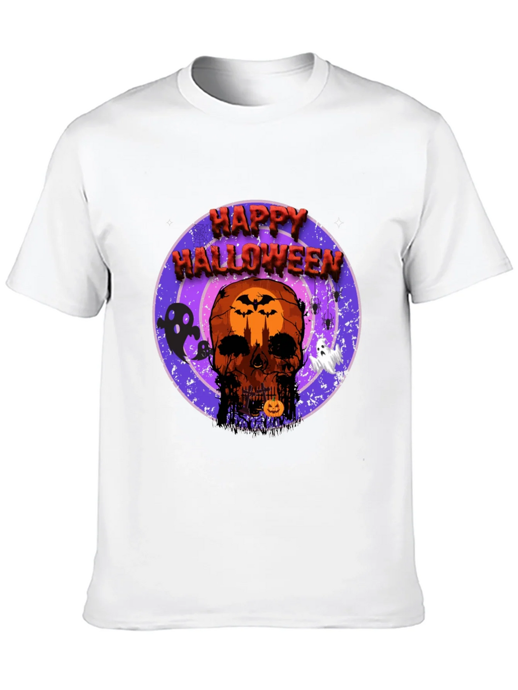Happy Halloween Skull T-Shirt product image 6