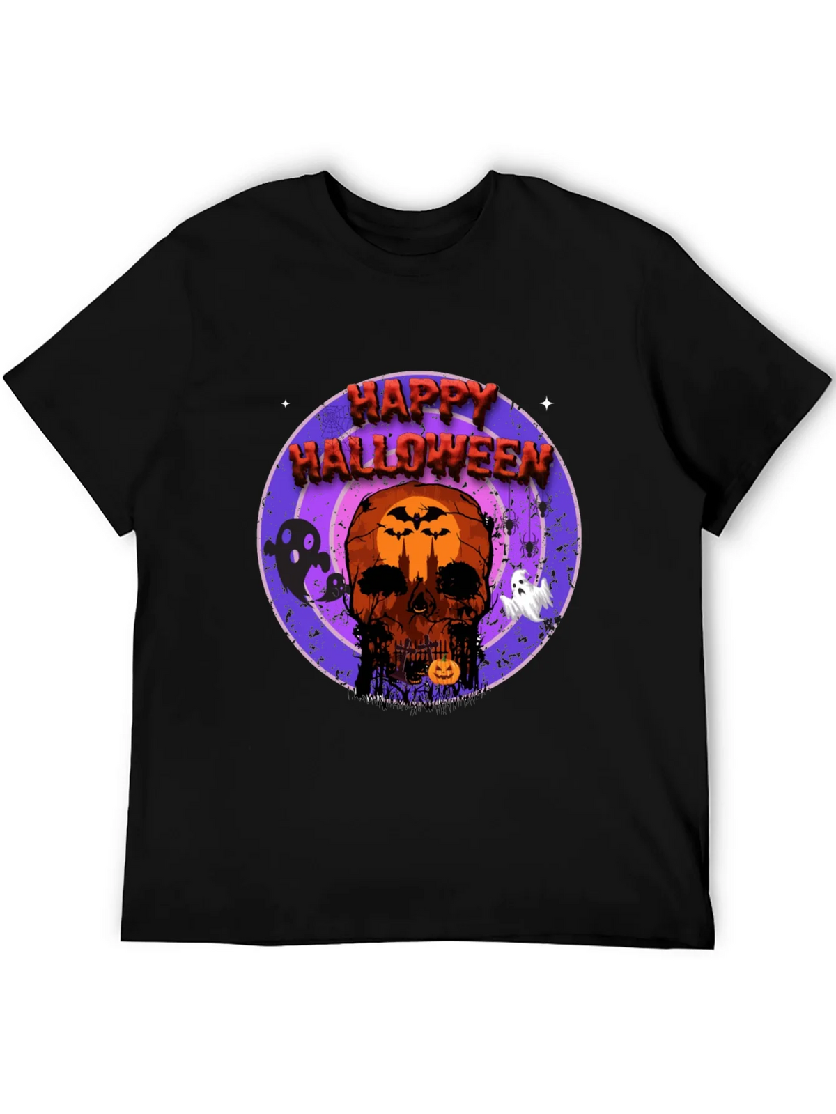 Happy Halloween Skull T-Shirt product image 3