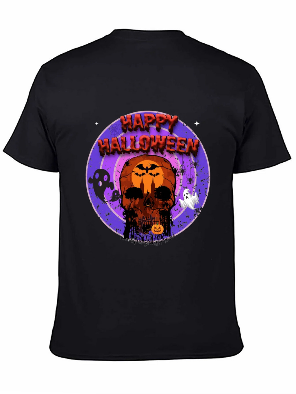 Happy Halloween Skull T-Shirt product image 2