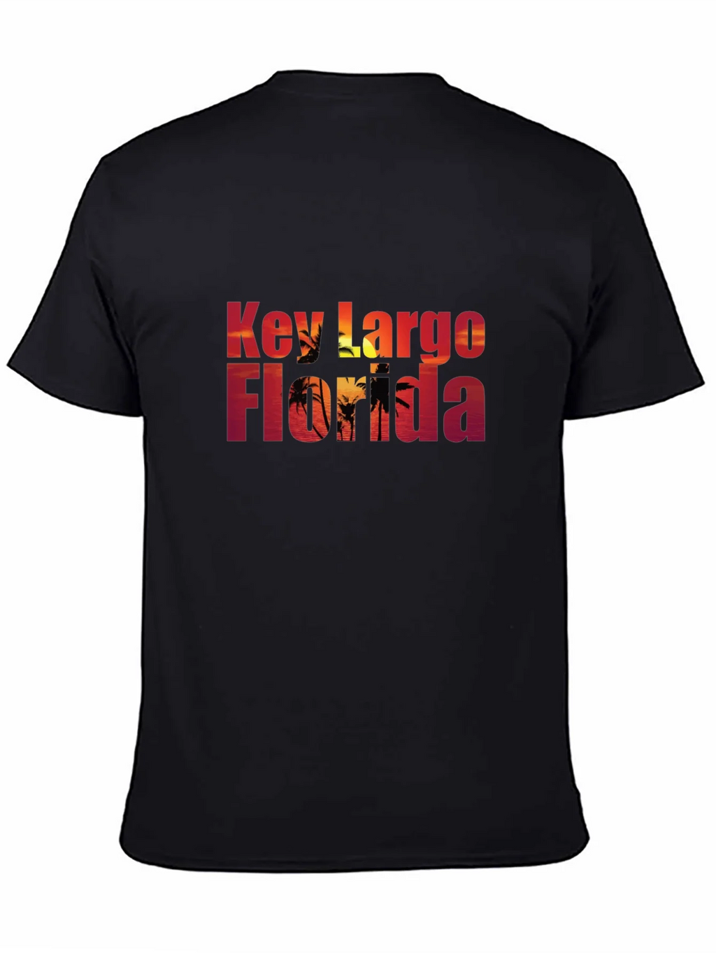 Key Largo Florida Black T-Shirt product image 4