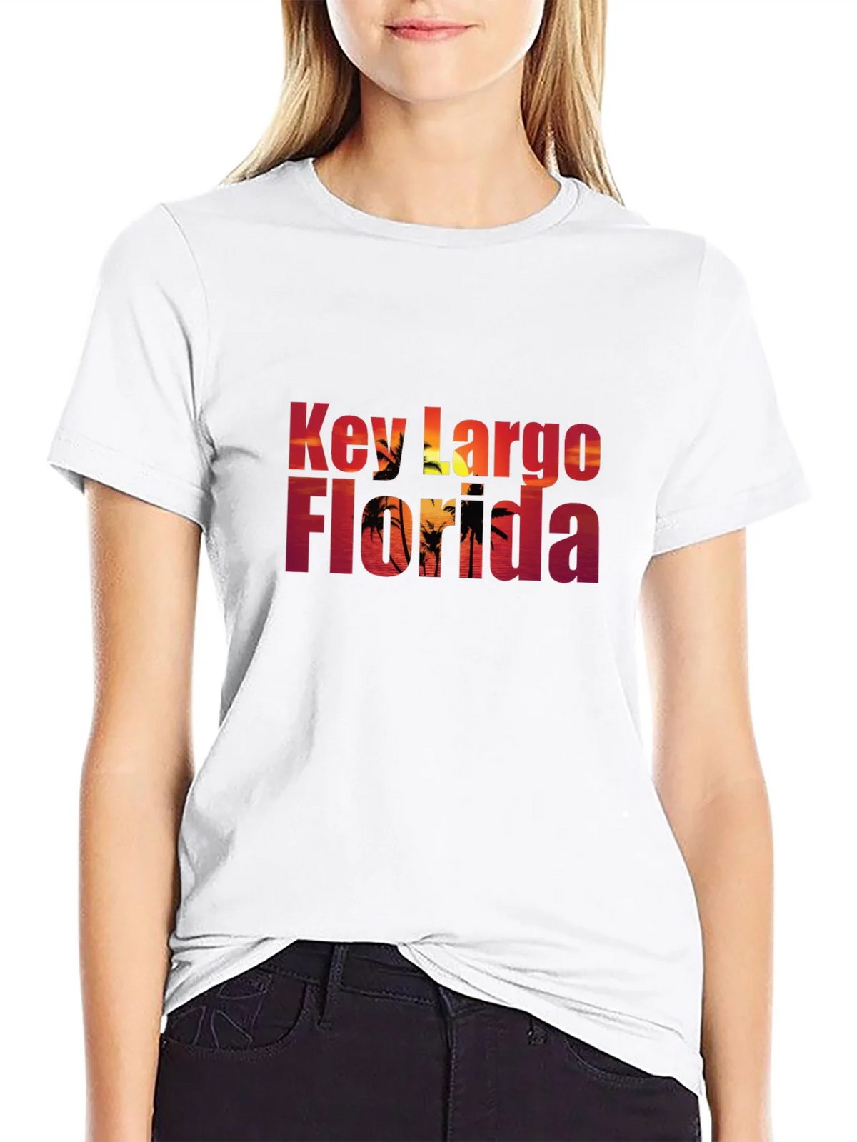Key Largo Florida Black T-Shirt product image 8