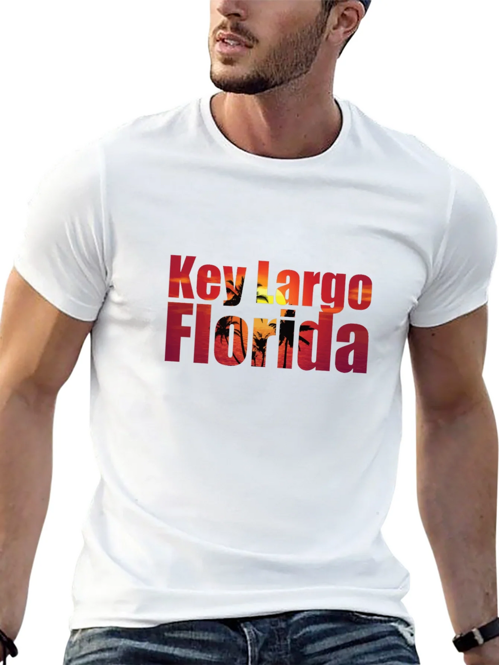 Key Largo Florida Black T-Shirt product image 12