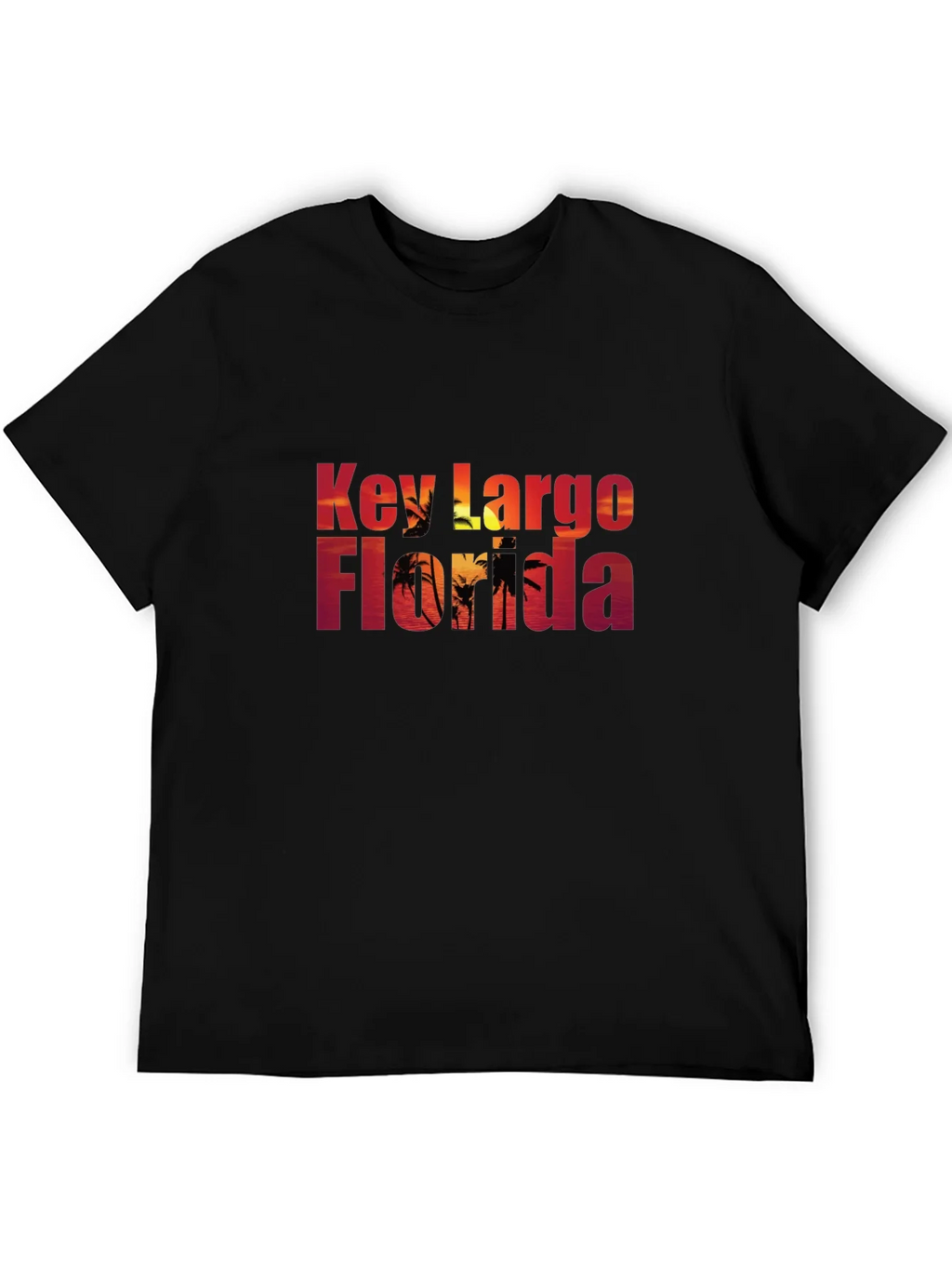 Key Largo Florida Black T-Shirt product image 5