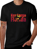 Key Largo Florida Black T-Shirt product image 1