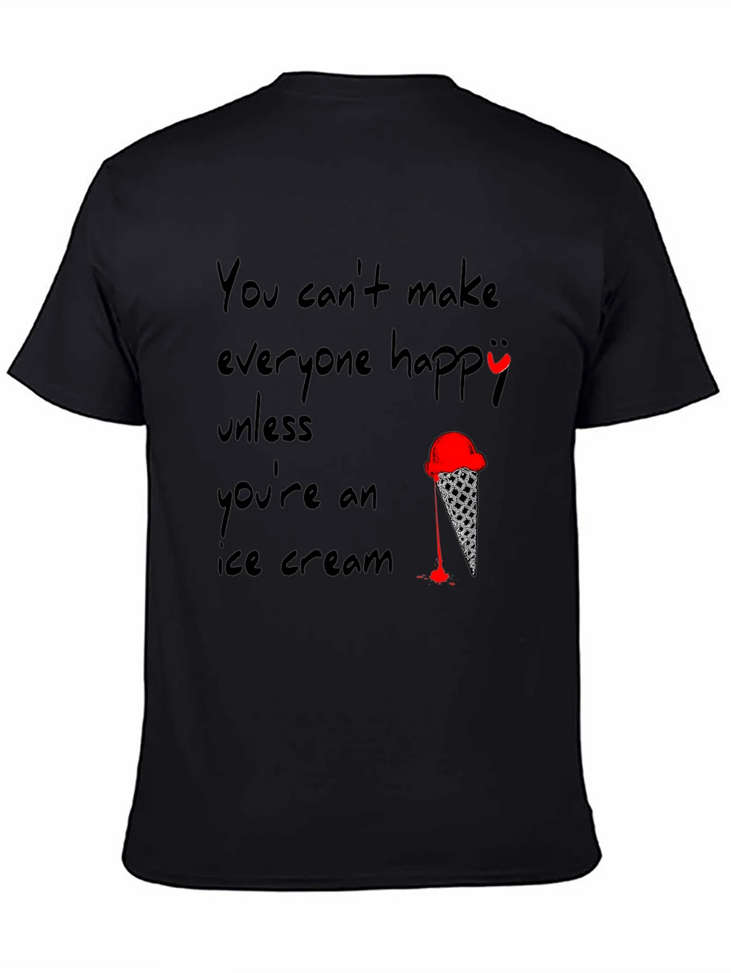 Ice Cream T-Shirt - Funny Quote Design product image 4