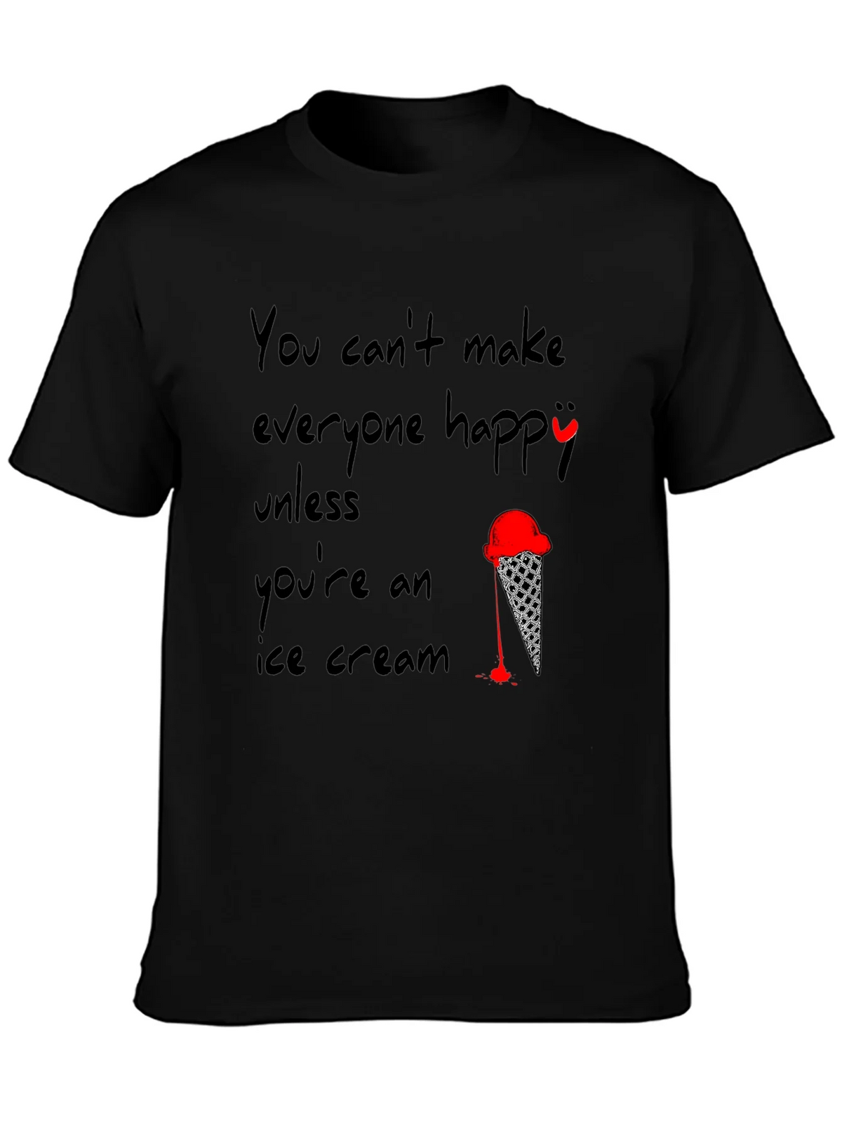 Ice Cream T-Shirt - Funny Quote Design product image 3