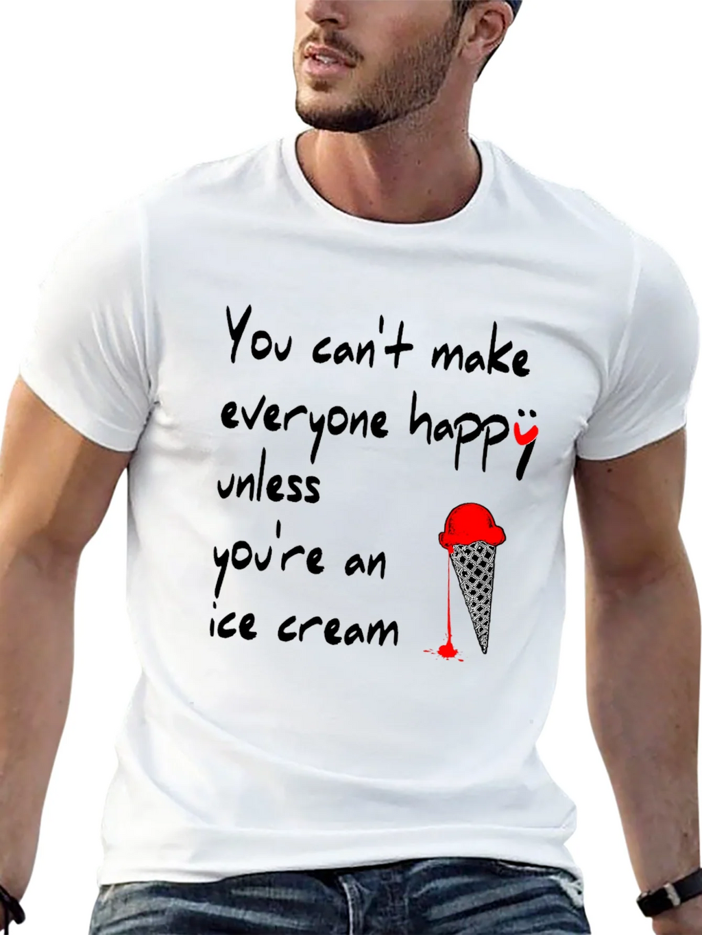 Ice Cream T-Shirt - Funny Quote Design product image 10