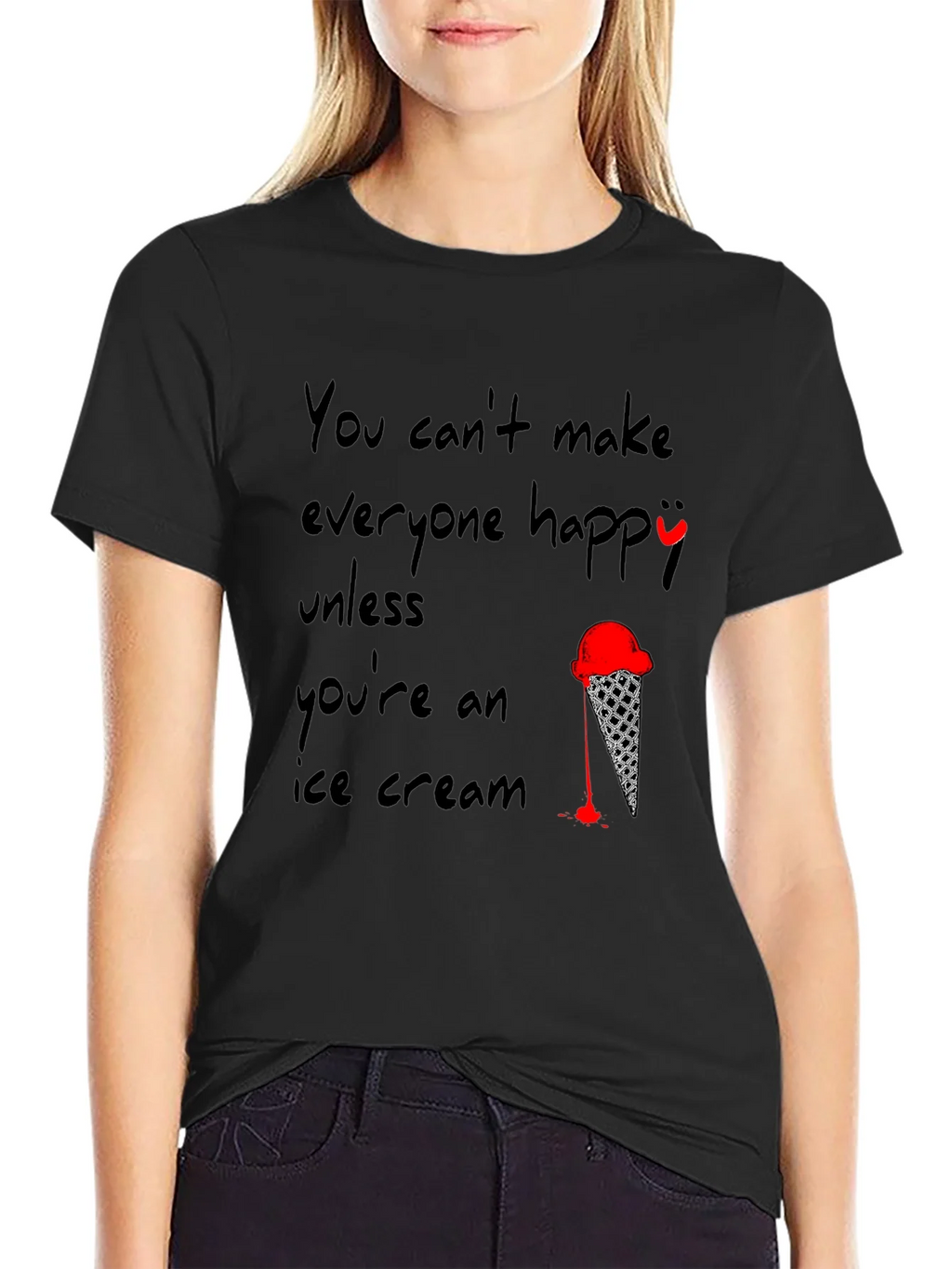 Ice Cream T-Shirt - Funny Quote Design product image 2