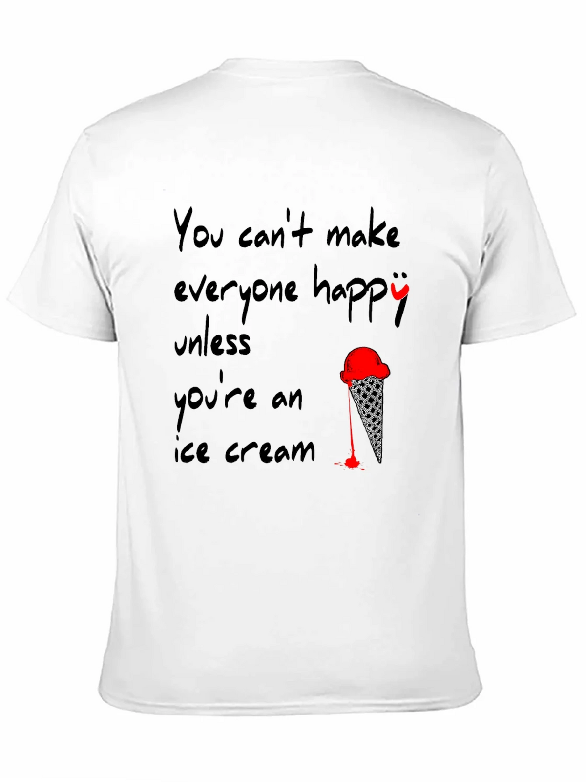 Ice Cream T-Shirt - Funny Quote Design product image 8
