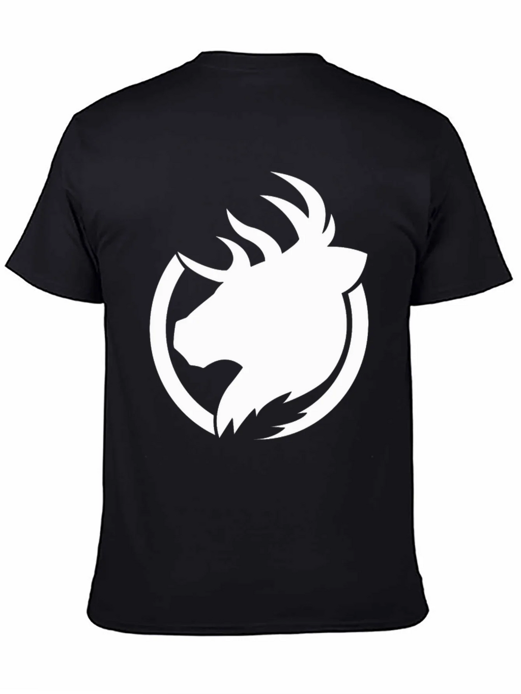 Elk Head Graphic Black T-Shirt product image 4