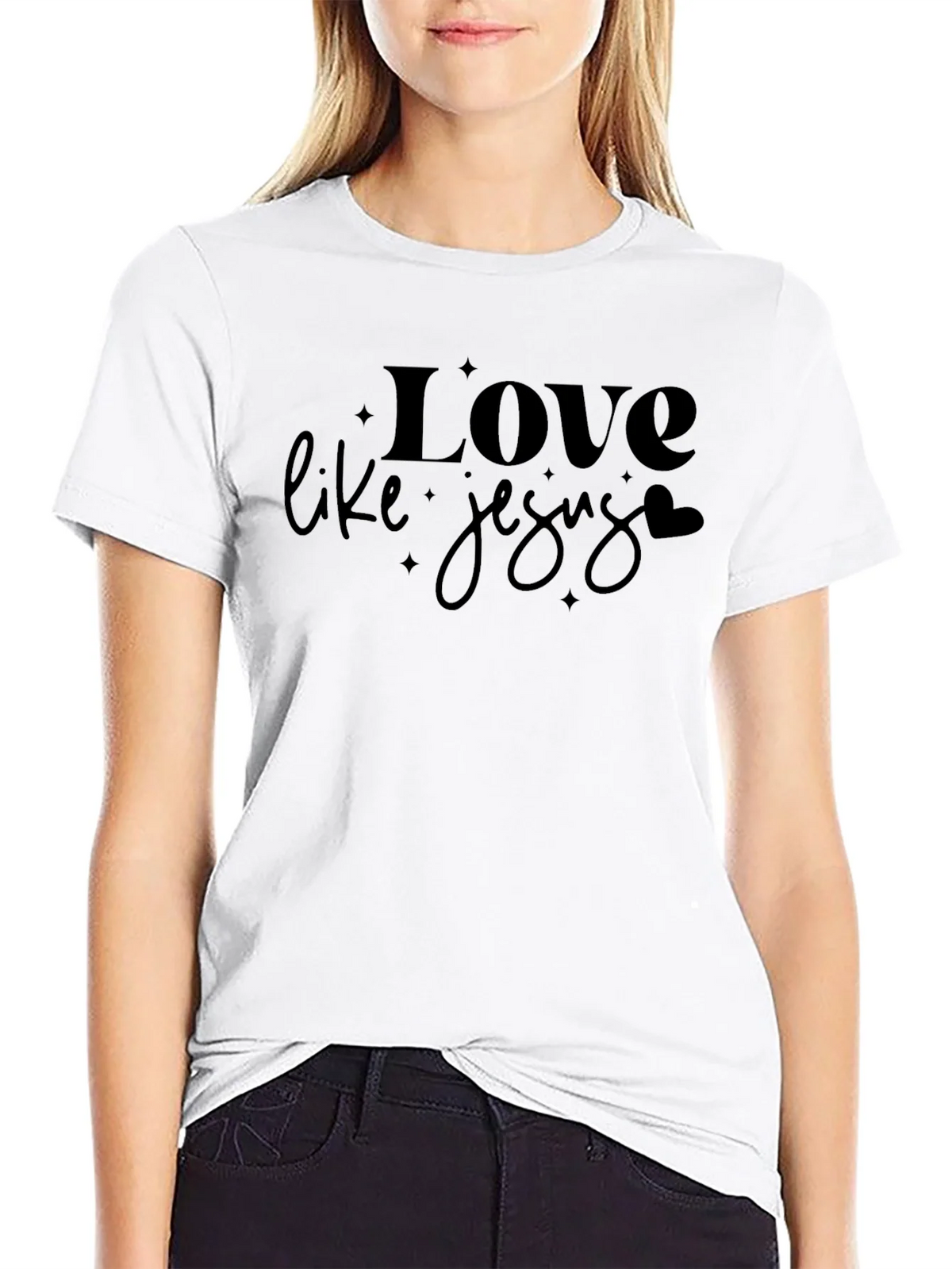 Love Like Jesus Graphic Tee - Soft Cotton Comfort product image 3