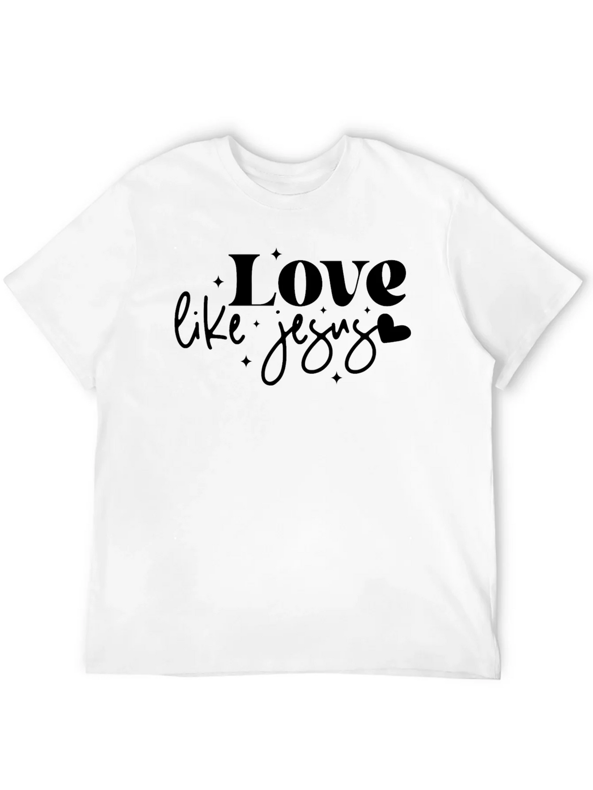 Love Like Jesus Graphic Tee - Soft Cotton Comfort product image 5