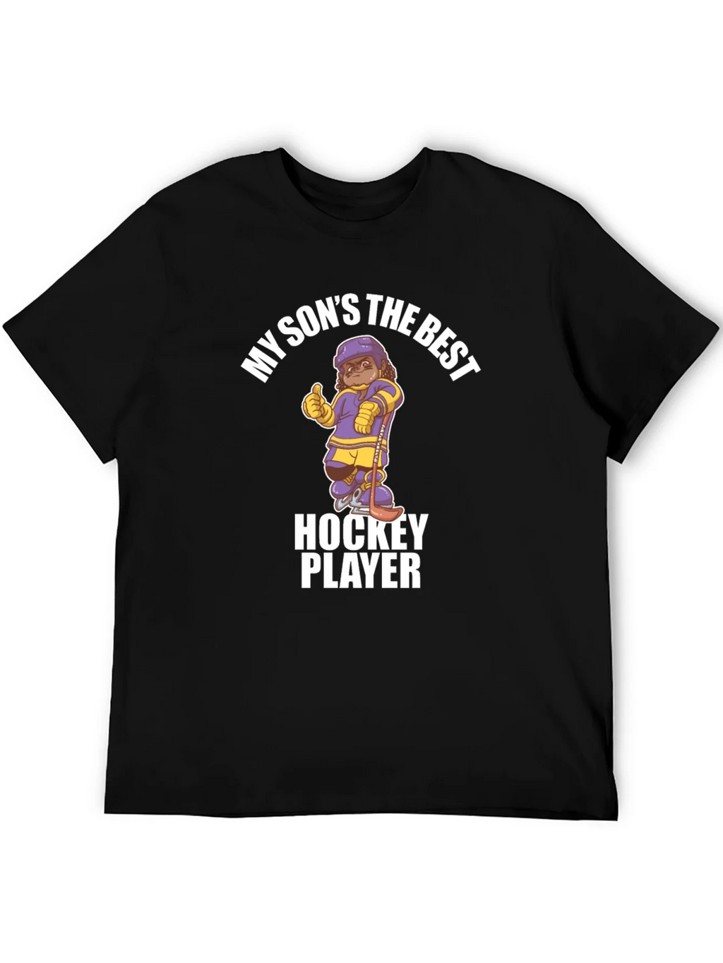 My Sons the Best Hockey Player T-Shirt product image 4