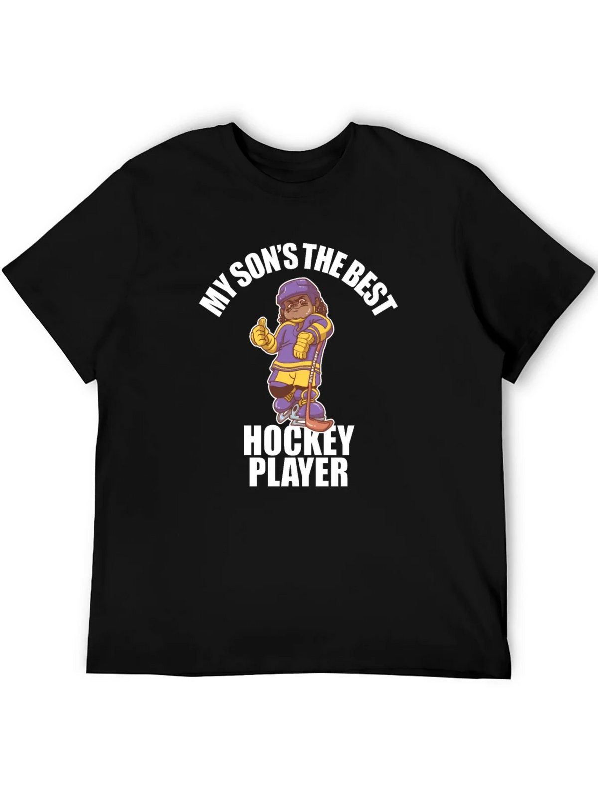 My Sons the Best Hockey Player T-Shirt product image 4