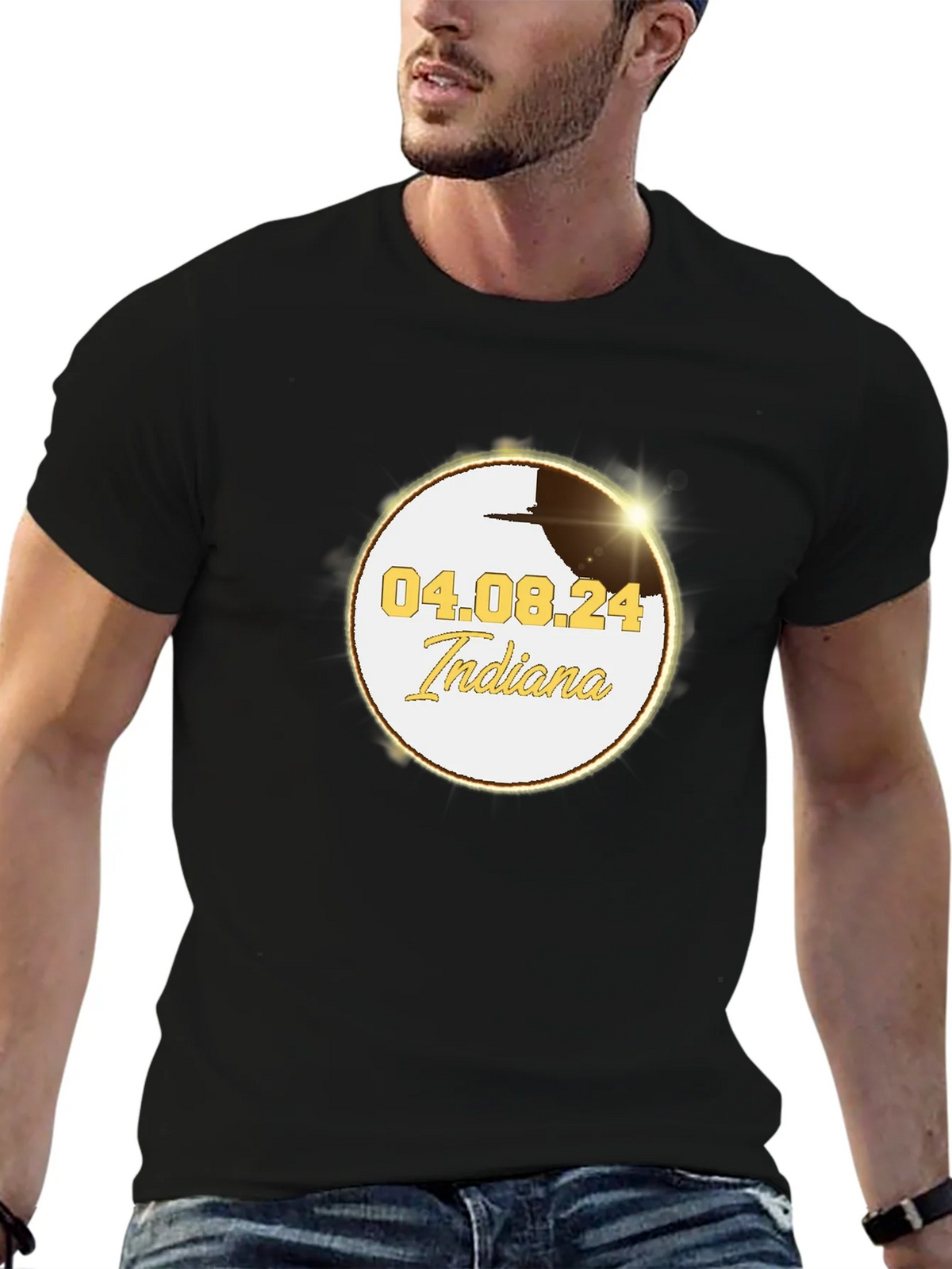 Eclipse Indiana 2024 T-Shirt product image 6