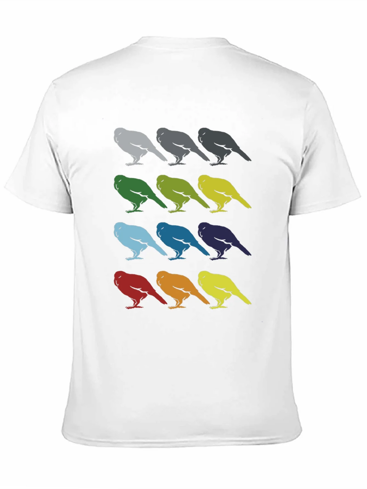 Bird Pattern Graphic Tee - Mens Black T-Shirt product image 7