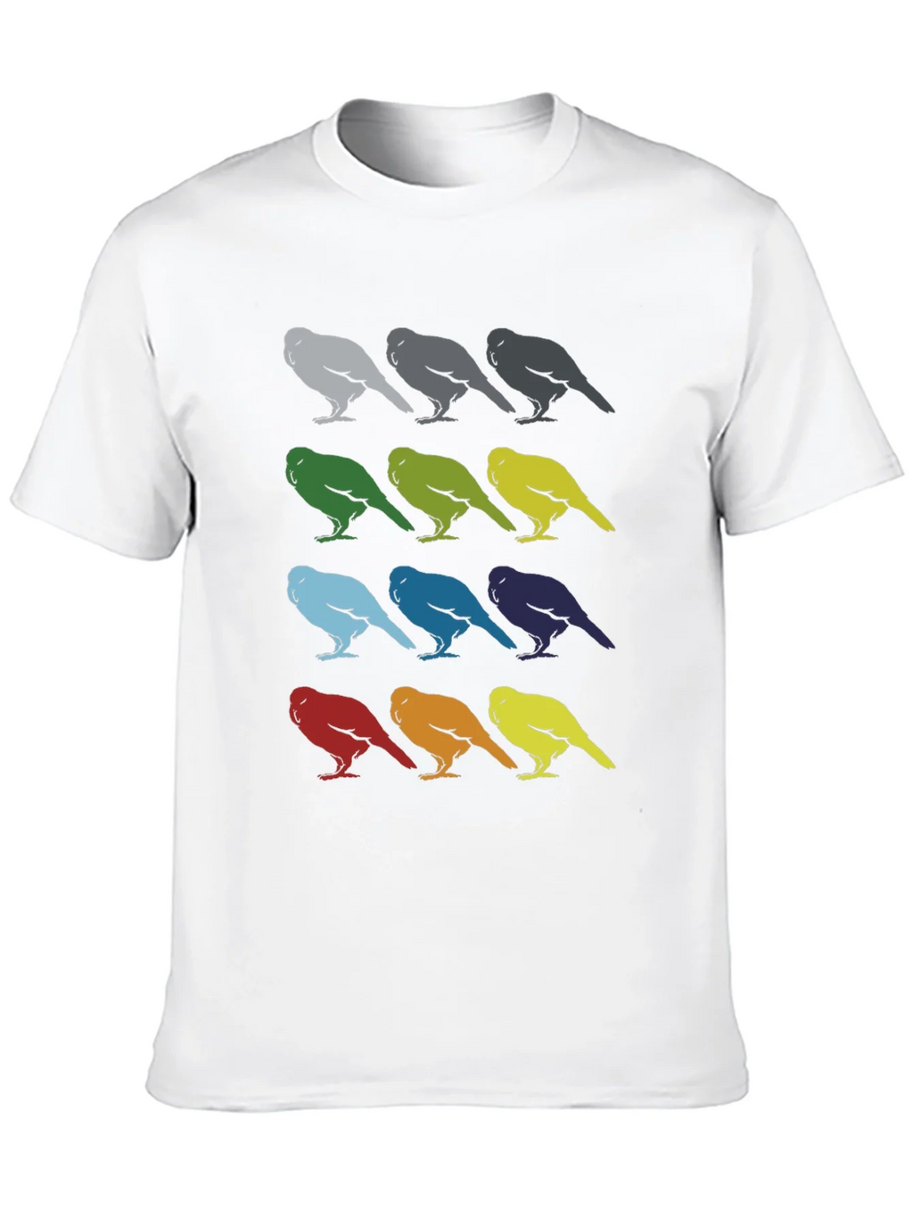 Bird Pattern Graphic Tee - Mens Black T-Shirt product image 6