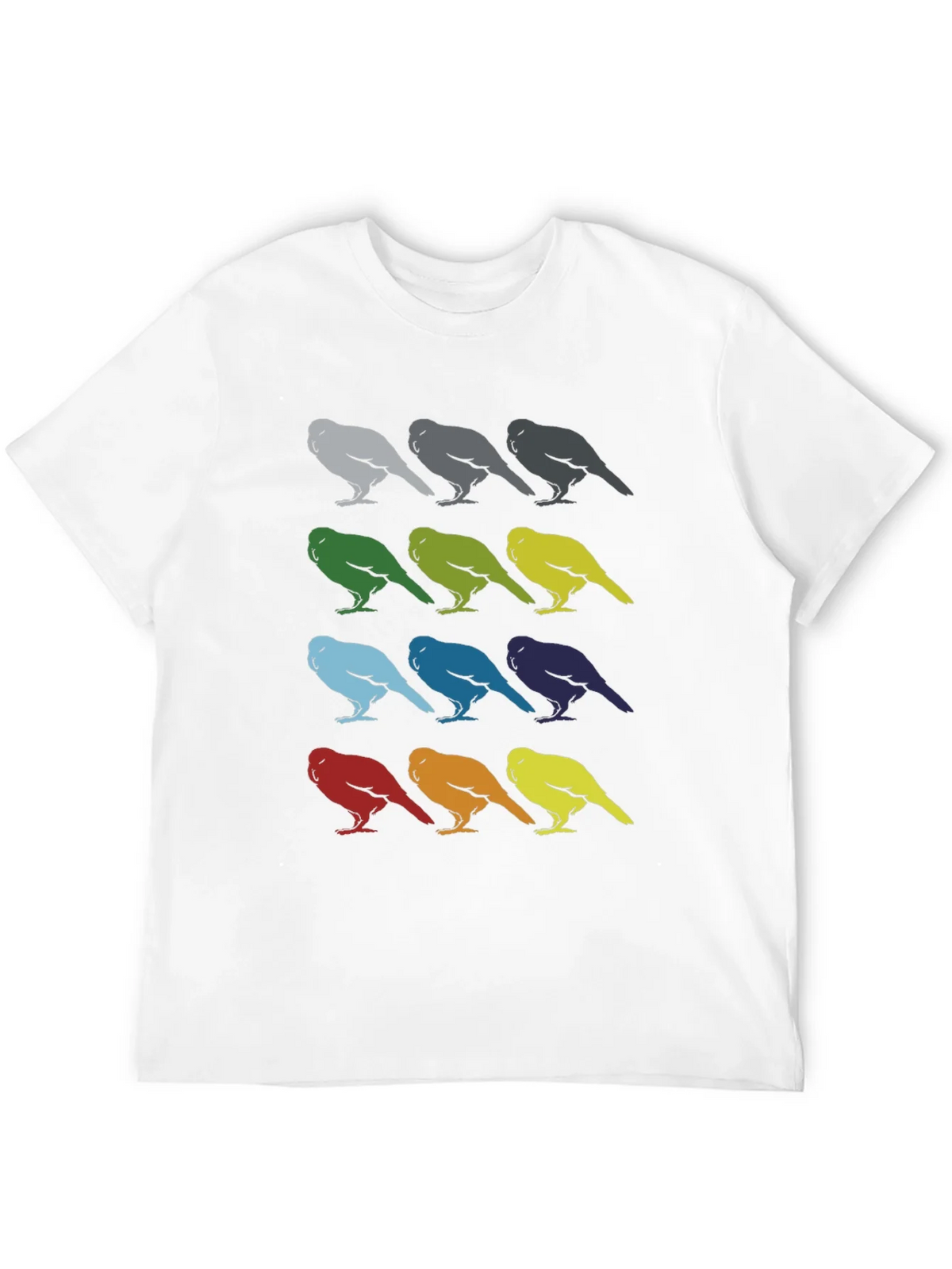 Bird Pattern Graphic Tee - Mens Black T-Shirt product image 8