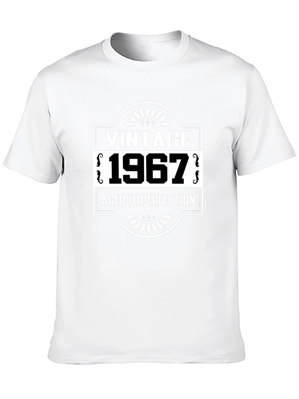 Vintage 1967 Aged To Perfection Black T-Shirt product image 9