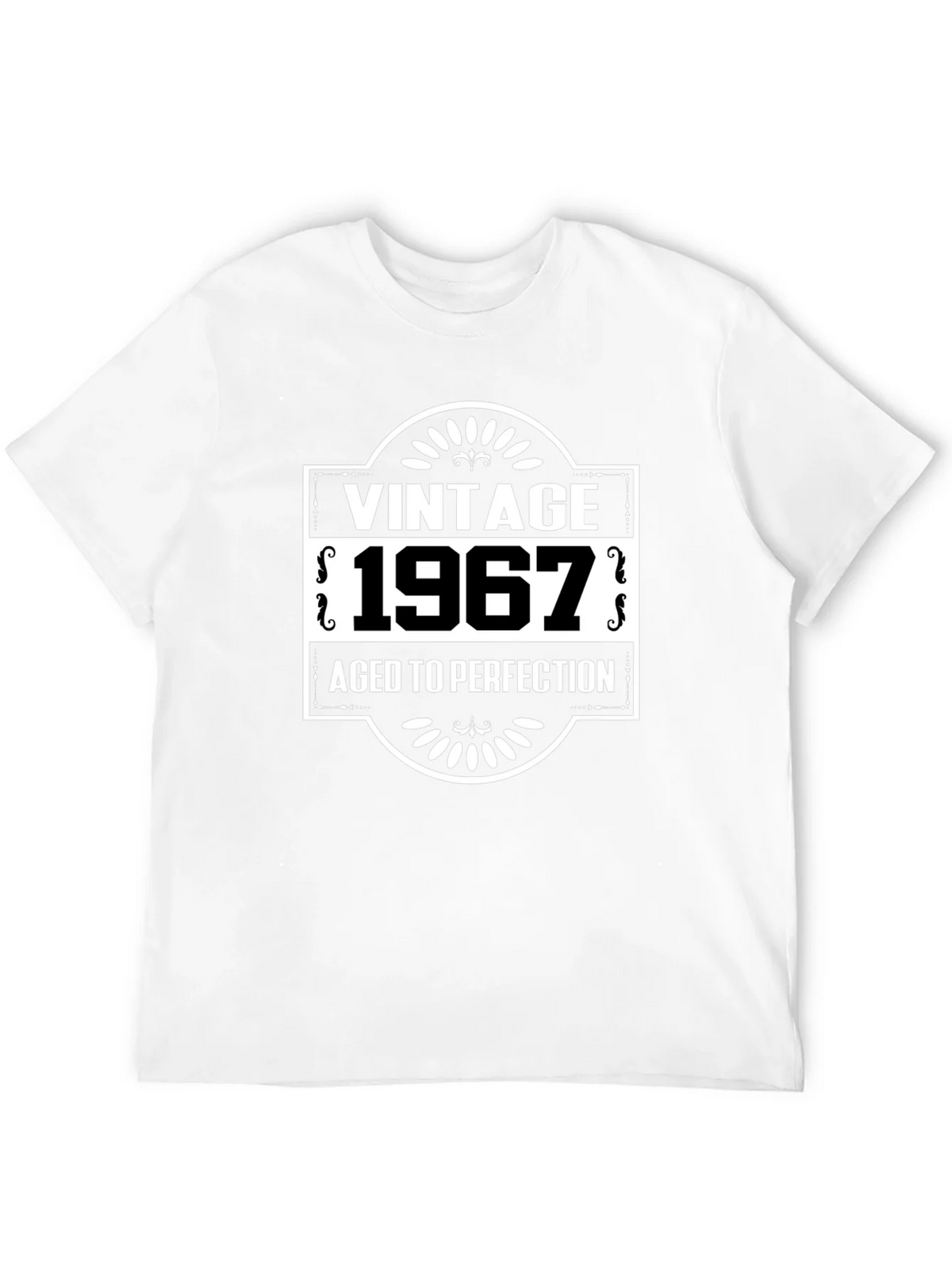 Vintage 1967 Aged To Perfection Black T-Shirt product image 11