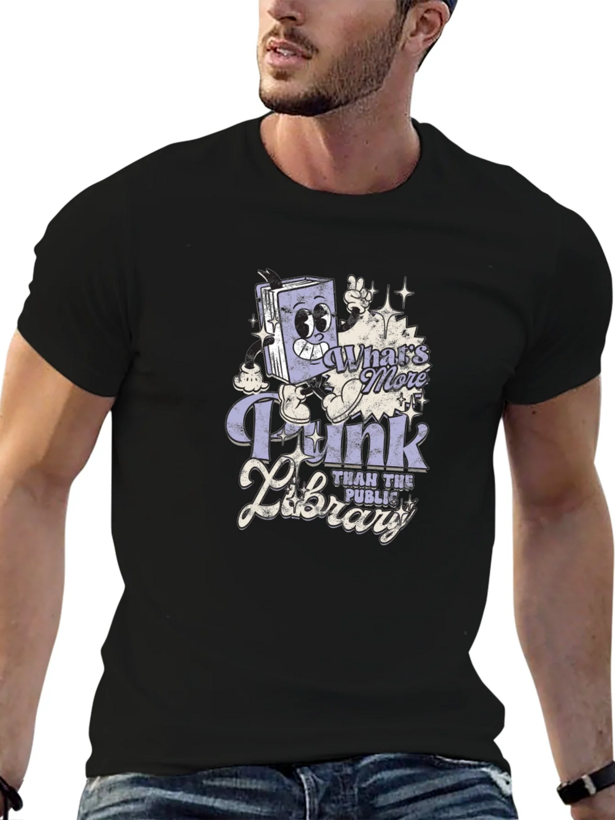 Funky Public Library T-Shirt product image 3