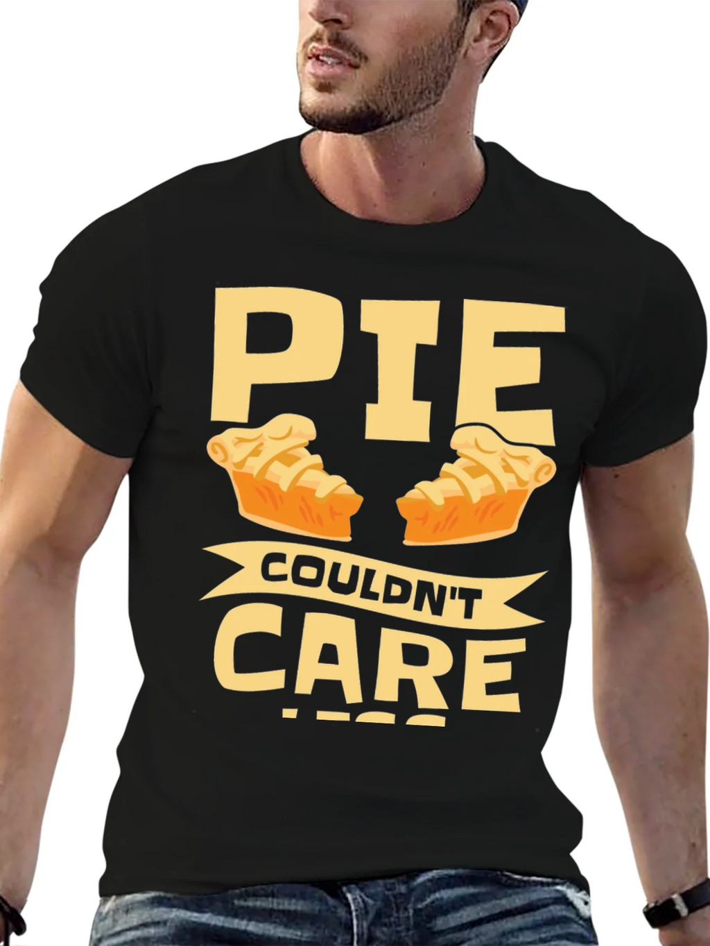 Funny Pie Couldnt Care Less T-Shirt product image 6