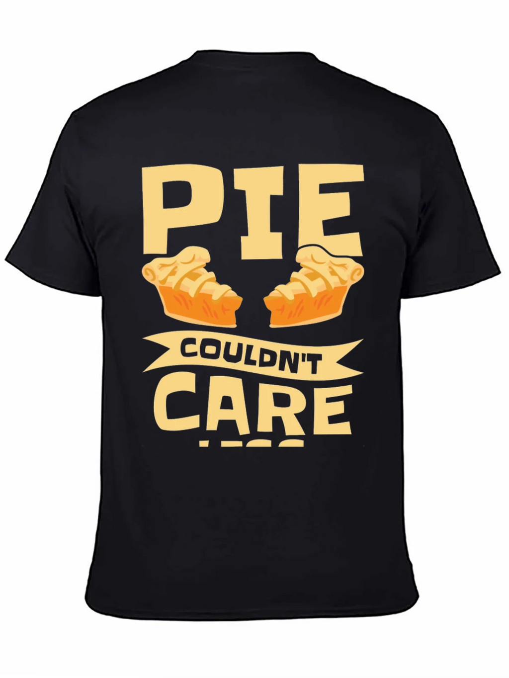 Funny Pie Couldnt Care Less T-Shirt product image 4