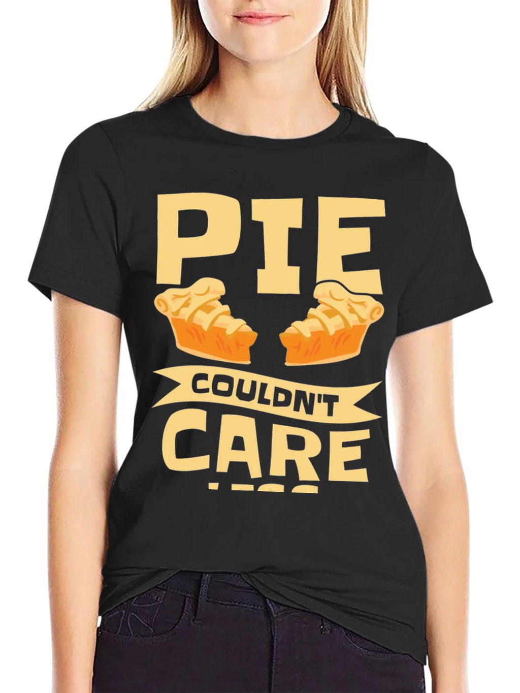 Funny Pie Couldnt Care Less T-Shirt product image 2