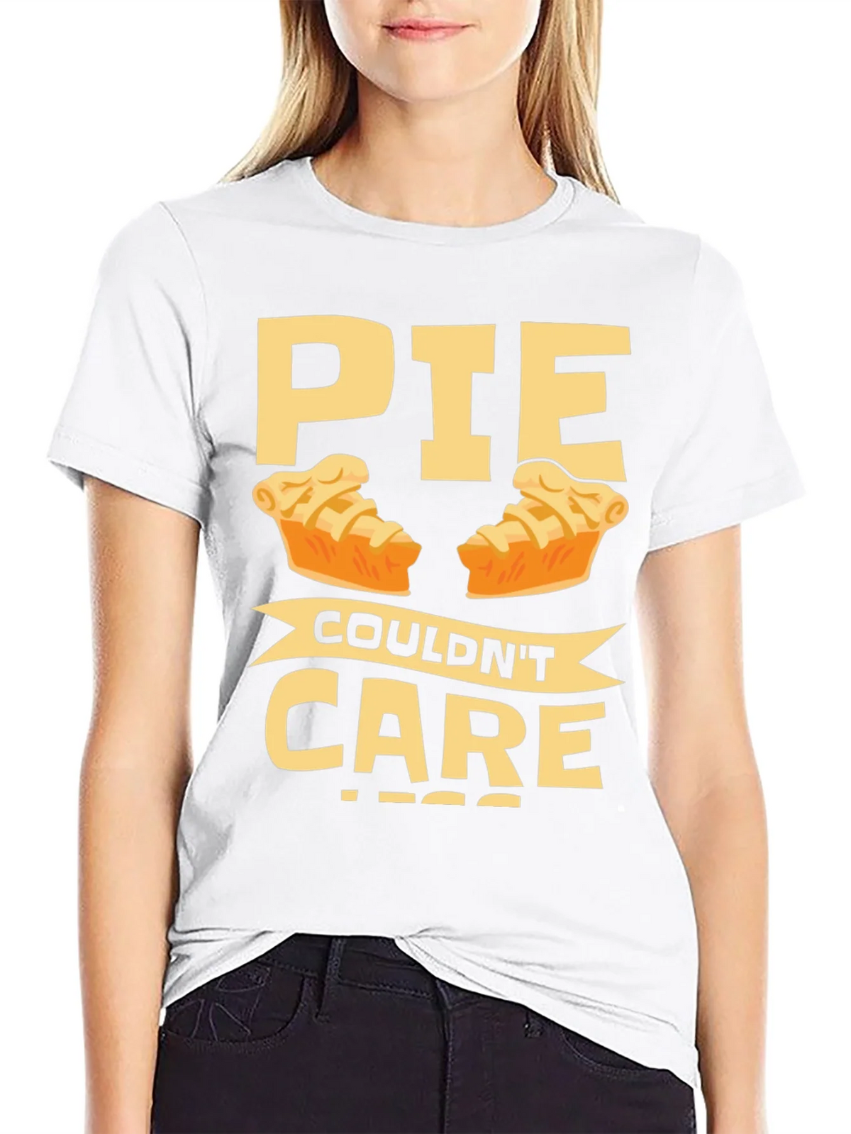 Funny Pie Couldnt Care Less T-Shirt product image 8