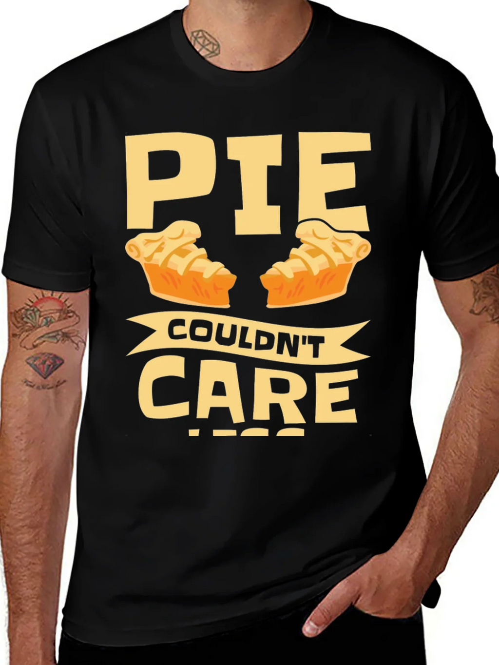 Funny Pie Couldnt Care Less T-Shirt product image 1