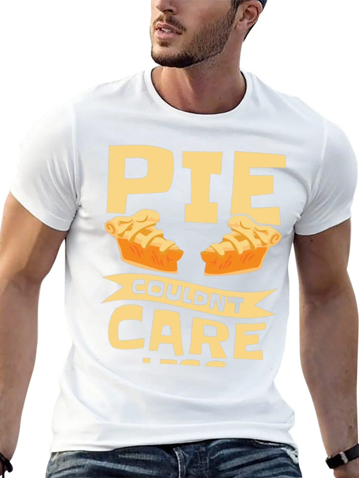 Funny Pie Couldnt Care Less T-Shirt product image 12