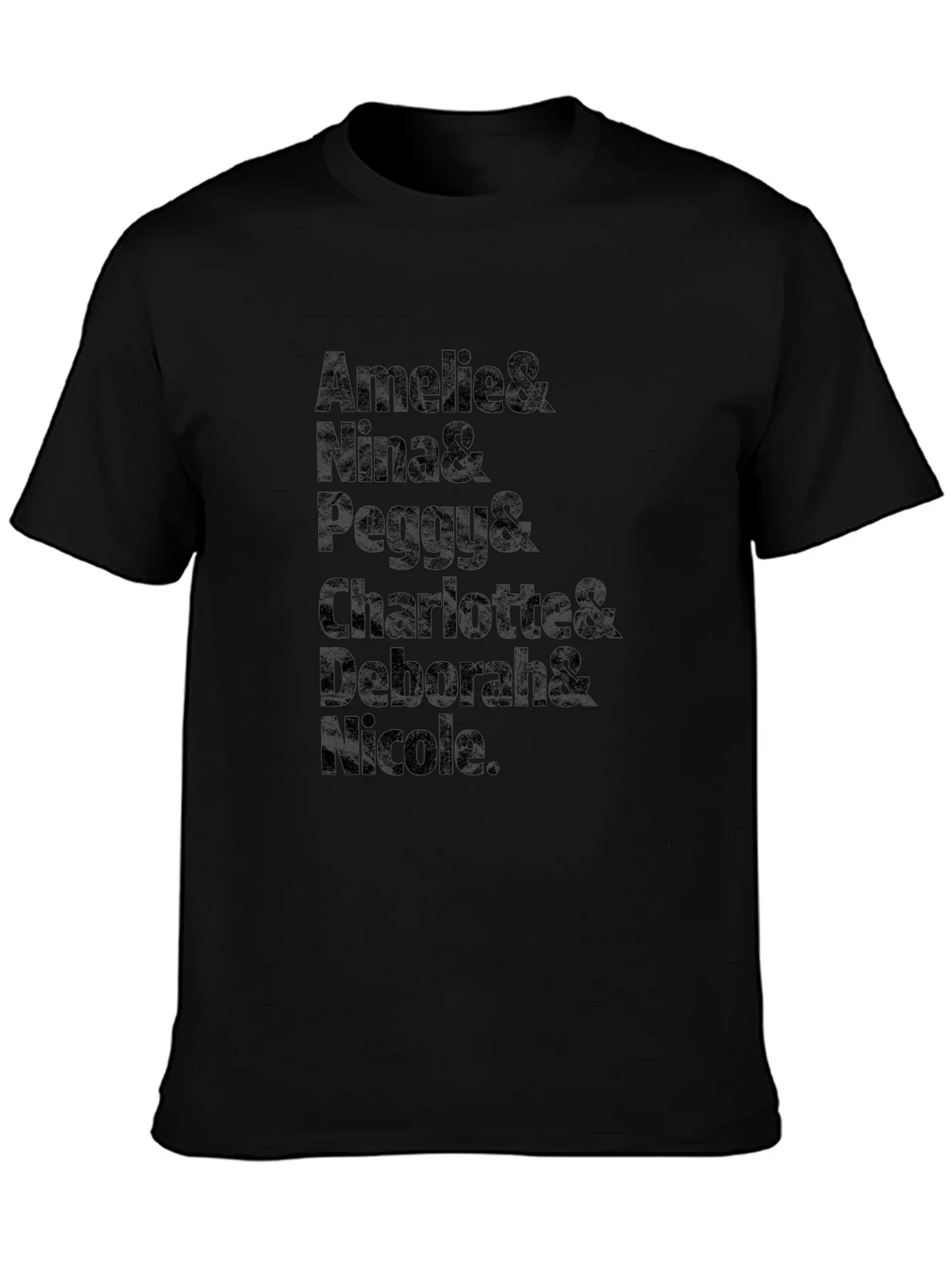 Amelie & Friends Black T-Shirt product image 1