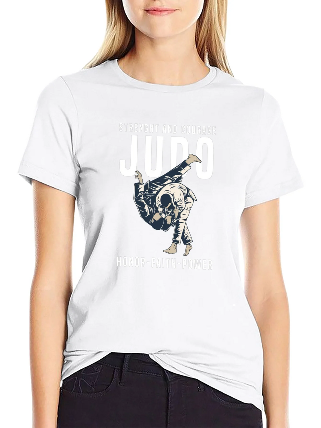 Judo Strength and Courage T-Shirt product image 8