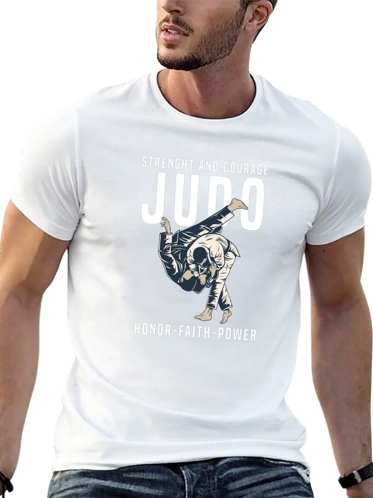 Judo Strength and Courage T-Shirt product image 12