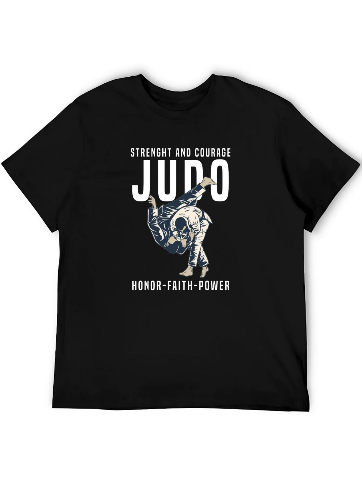 Judo Strength and Courage T-Shirt product image 5
