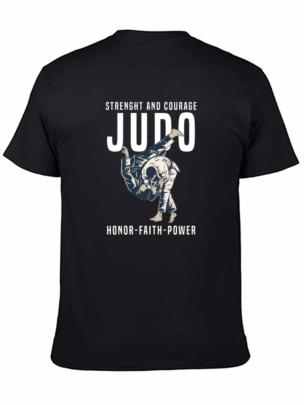Judo Strength and Courage T-Shirt product image 4