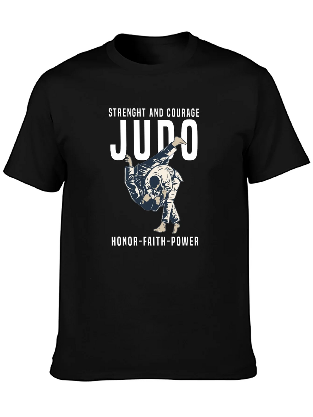 Judo Strength and Courage T-Shirt product image 3