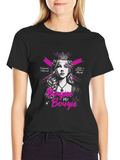 Sassy Boujiee Not Bougie Black Graphic Tee product image 1