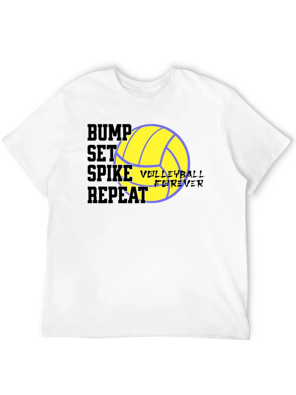 Bump Set Spike Repeat Volleyball T-Shirt product image 9
