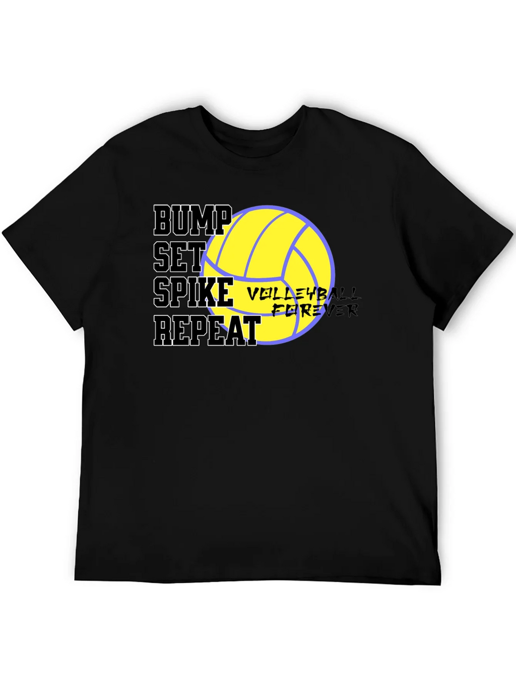 Bump Set Spike Repeat Volleyball T-Shirt product image 4