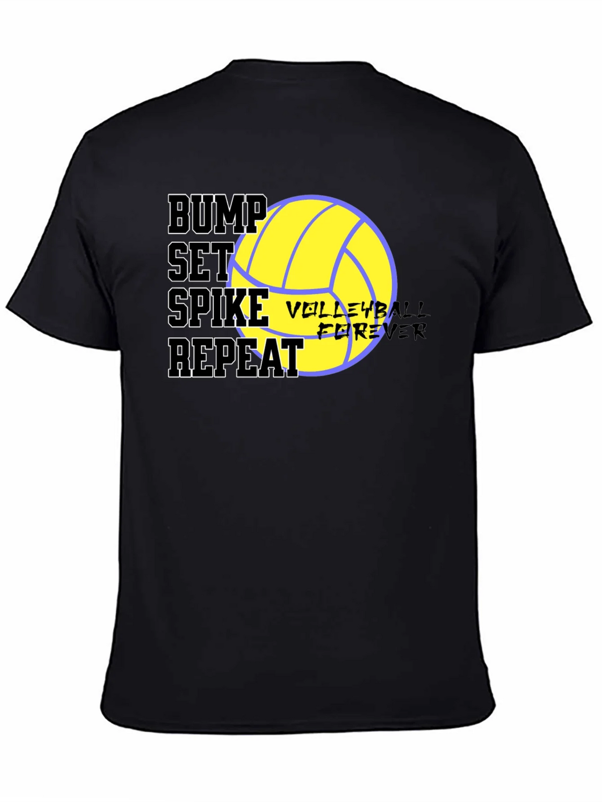 Bump Set Spike Repeat Volleyball T-Shirt product image 3