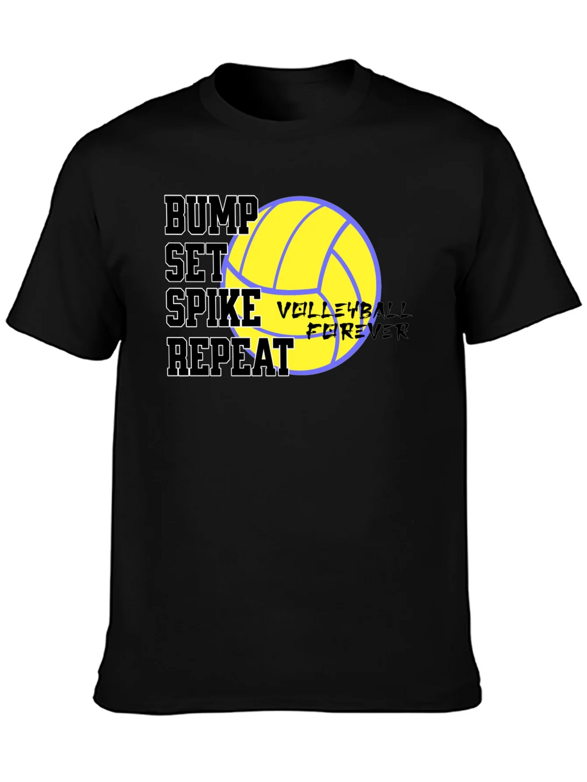 Bump Set Spike Repeat Volleyball T-Shirt product image 2