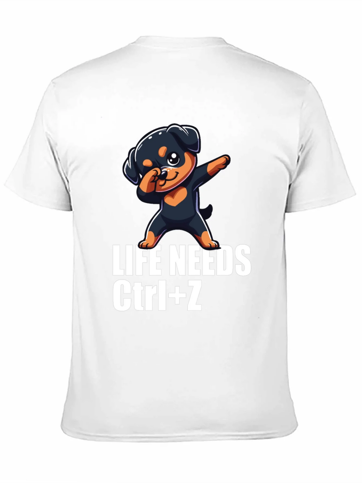 Life Needs Ctrl+Z T-Shirt Rottweiler Dab product image 7