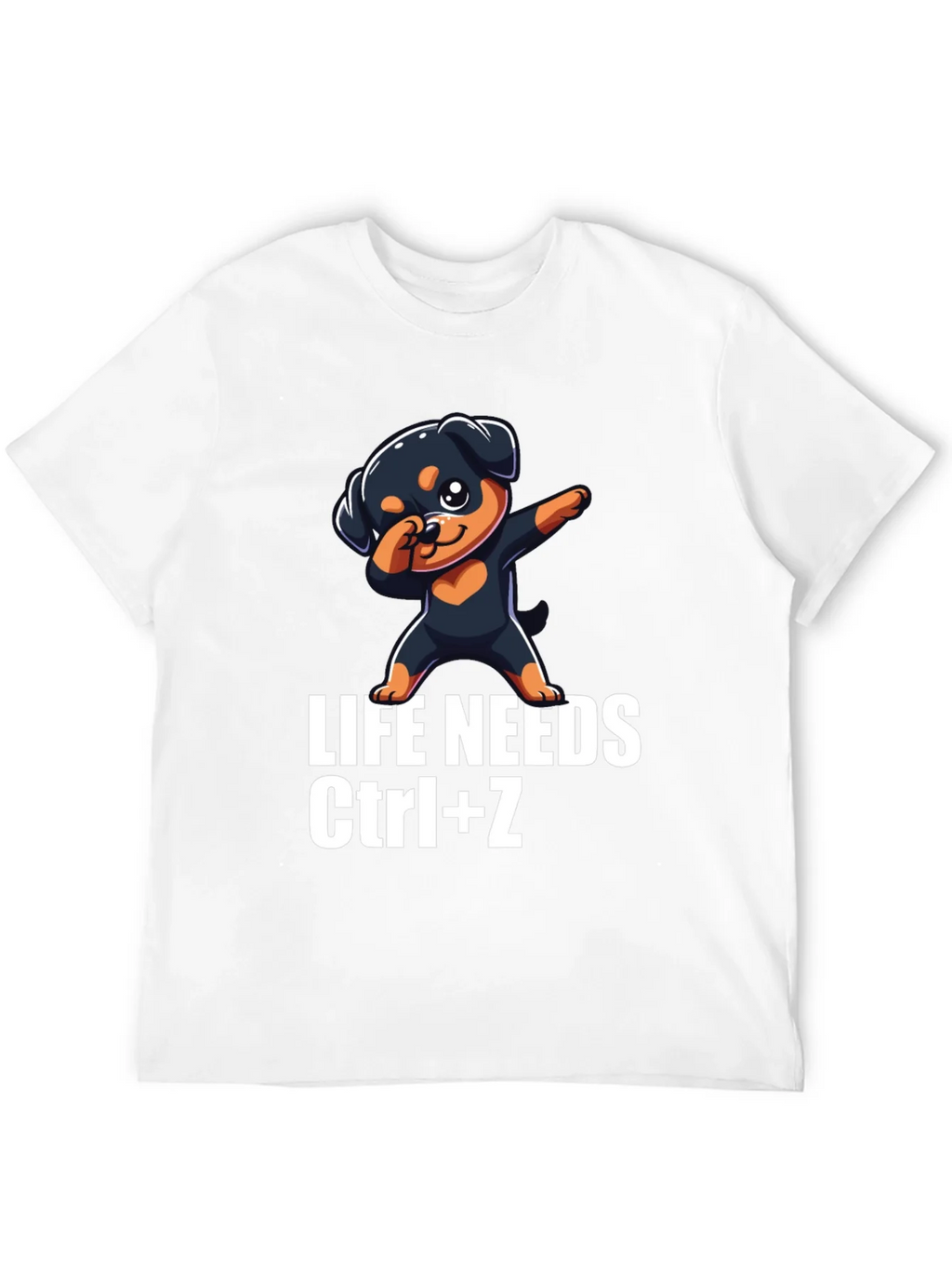 Life Needs Ctrl+Z T-Shirt Rottweiler Dab product image 8