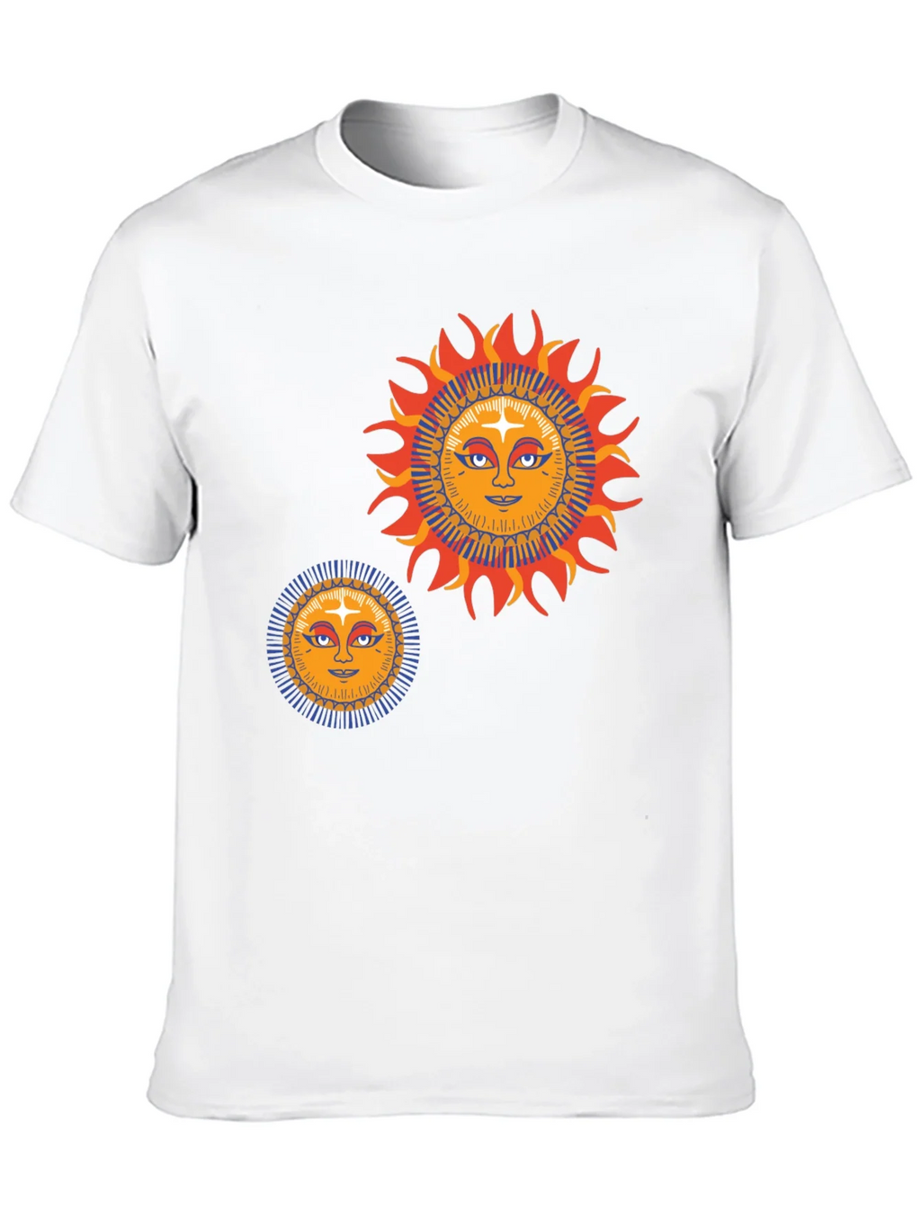 Sun Graphic Tee - Retro Style Black T-Shirt product image 9